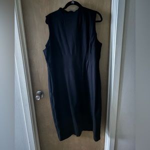 J.Crew Mockneck sheath dress in stretch ponte